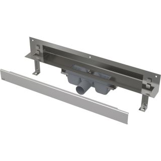 Дренажная система AlcaPlast Spa для монтажа в стену 75см хром APZ5-TWIN-750